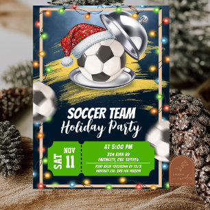 Invitación Fiesta de Navidad de Fútbol