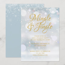 Fiesta de Navidad de Invierno Copos de Nieve