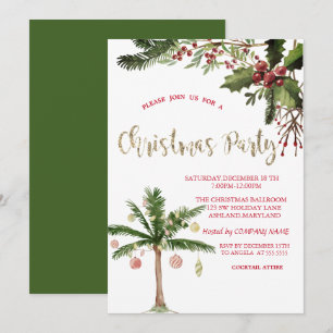 Invitación Fiesta de Navidad de la Compañía del Palmeral de B