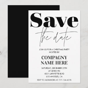 Invitación Fiesta de Navidad de la Compañía Negra Guarda la