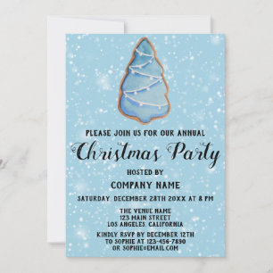 Invitación Fiesta de Navidad de la empresa Árbol de Navidad A
