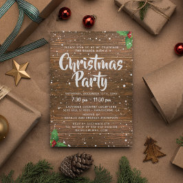 Invitación Fiesta de Navidad de la Empresa de Negocios del Ca
