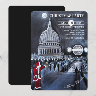 Invitación Fiesta de Navidad de Santa en Londres