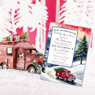Invitación Fiesta de Navidad de Truck on Over casa abierta