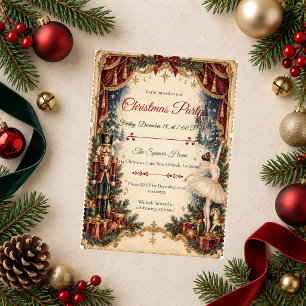 Invitación Fiesta de Navidad del Ballet Cascanueces