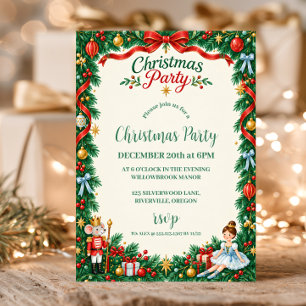 Invitación Fiesta de Navidad del Ballet del Cascanueces