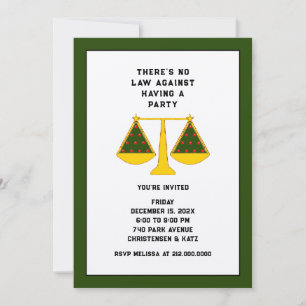 Invitación Fiesta de Navidad del Bufete de Abogados
