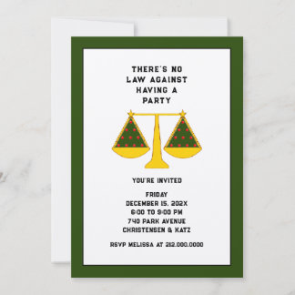 Invitación Fiesta de Navidad del Bufete de Abogados
