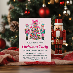 Invitación Fiesta de Navidad del Cascanueces Colorido