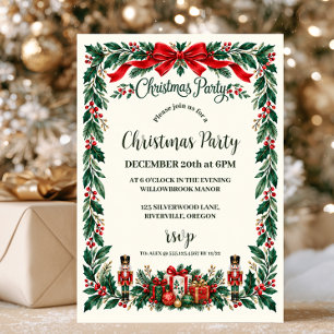 Invitación Fiesta de Navidad del Cascanueces de Acebo