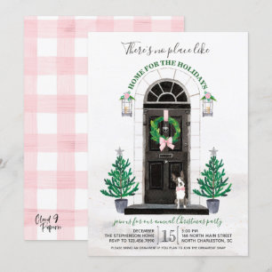 Invitación Fiesta de Navidad del día de fiesta del perro de
