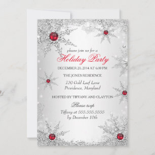 Invitación Fiesta de Navidad del País de las Maravillas de In