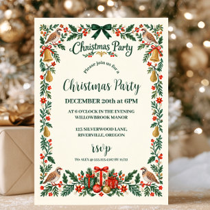 Invitación Fiesta de Navidad del Perdigallo Pera