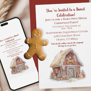 Invitación Fiesta de Navidad ecuestre