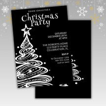 Fiesta de Navidad en Blanco y Negro