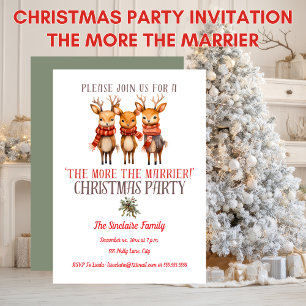 Invitación Fiesta de Navidad en casa cuantos más mejor