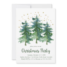 Fiesta de Navidad en el Bosque de Invierno