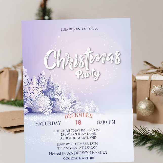 Invitación Fiesta de Navidad en el Bosque de Pinares (Subido por el creador)