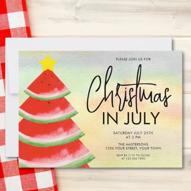 Invitación Fiesta de Navidad en Julio (Subido por el creador)