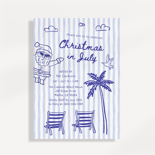 Invitación Fiesta de Navidad en Julio Santa de la Playa (Subido por el creador)