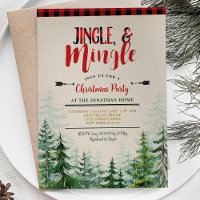 Fiesta de Navidad Jingle And Mingle Leñador