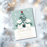 Fiesta de Navidad Osos Polares Nevados