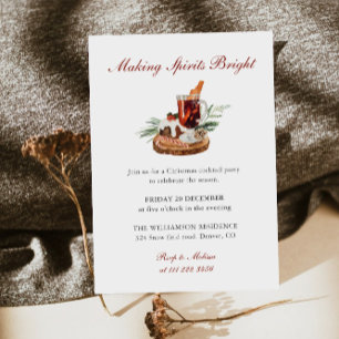 Invitación Fiesta de Navidad para Alegrar Espíritus