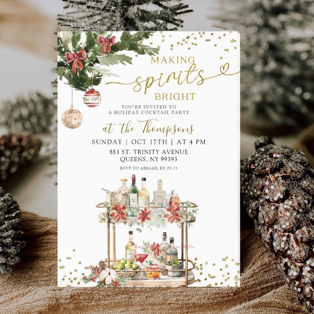 Invitación Fiesta de Navidad para Alegrar Espíritus (Subido por el creador)