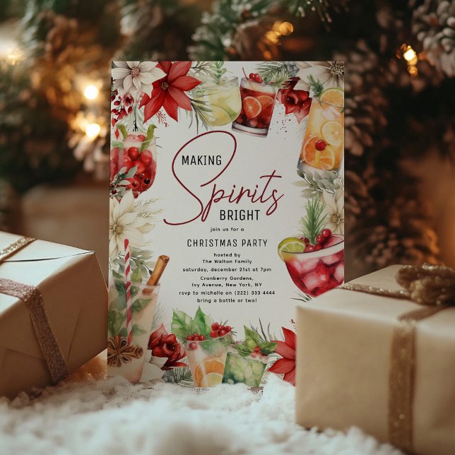 Invitación Fiesta de Navidad para Alegrar Espíritus (Subido por el creador)
