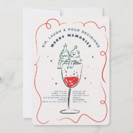 INVITACIÓN FIESTA DE NAVIDAD PARA TOMAR DECISIONES, REÍR Y BE