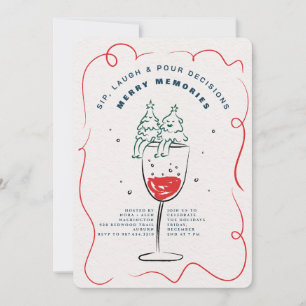 INVITACIÓN FIESTA DE NAVIDAD PARA TOMAR DECISIONES, REÍR Y BE
