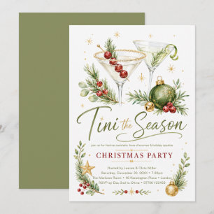 Invitación Fiesta de Navidad Tini the Season
