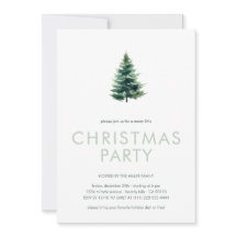 Fiesta de Navidad verde con árbol de pino minimali