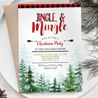 Fiesta de Navidad White Jingle & Mingle Leñador