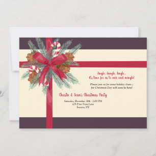 Invitación Fiesta de Navidad y Año Nuevo