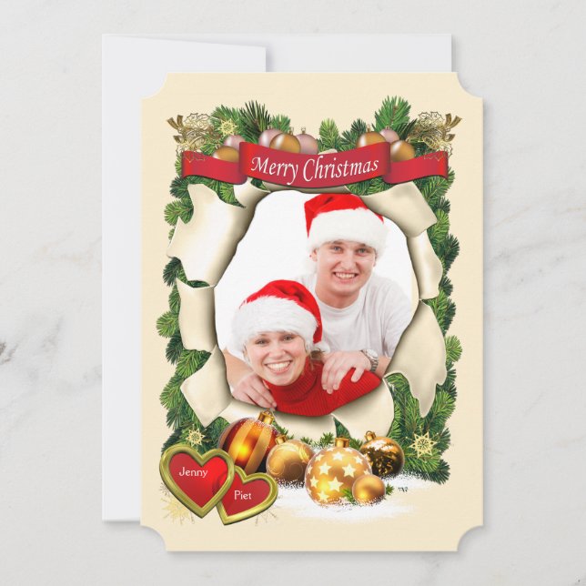 Invitación Fiesta de navidades (Anverso)