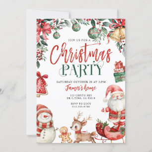 Invitación Fiesta de navidades