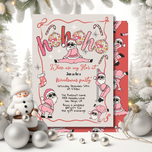 Invitación Fiesta de Navidades adultos Friendsmas Ho Ho Ho