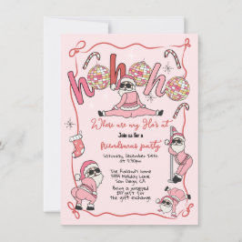 Invitación Fiesta de Navidades adultos Friendsmas Ho Ho Ho