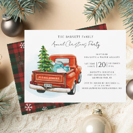 Invitación Fiesta de Navidades anuales familiares