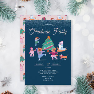 Invitación Fiesta de Navidades azules de la Marina de Patinaj