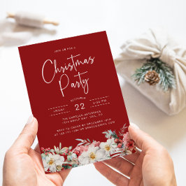 Invitación Fiesta de Navidades botánicos