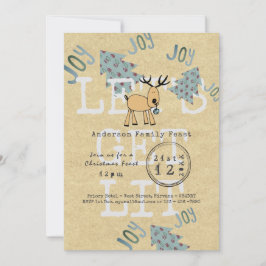 Invitación Fiesta de Navidades caprichosos dejemos que se les