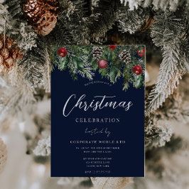 Invitación Fiesta de Navidades corporativos de Blue Office