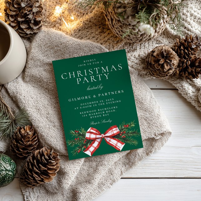 Invitación Fiesta de Navidades corporativos de Bow Green (Subido por el creador)