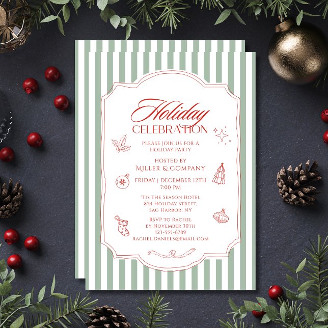 Invitación Fiesta de Navidades corporativos de festividades (Subido por el creador)