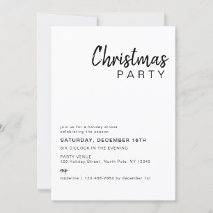 Invitación Fiesta de Navidades corporativos de la familia roj