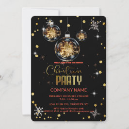 Invitación Fiesta de Navidades corporativos de Moda moderna