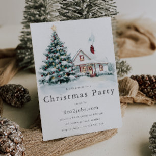 Invitación Fiesta de Navidades corporativos de navidad festiv