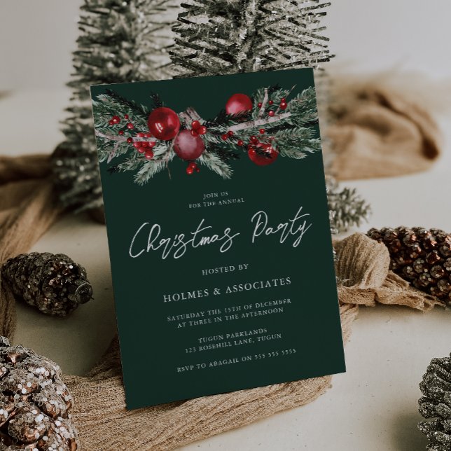 Invitación Fiesta de Navidades corporativos de Navidades Clás (Subido por el creador)